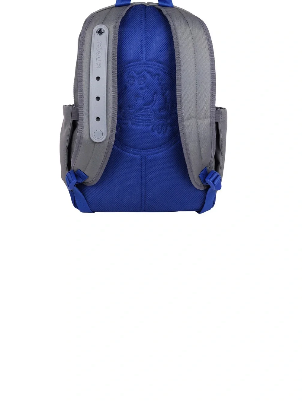 CROCS Gray and Blue Men's Backpack with Front Pocket